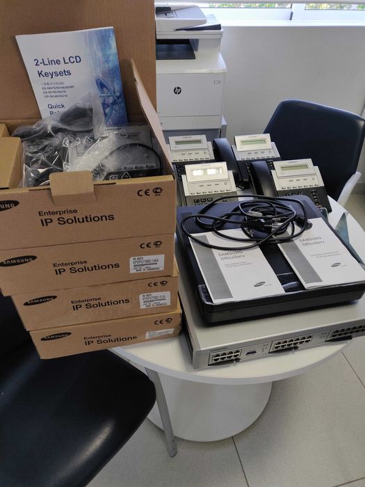Central Telephone System + PBX + 8 IP Phones (all SAMSUNG brand)64286325444993120