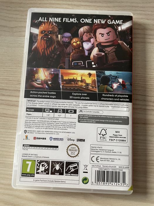 Nintendo Switch Lego Star Wars