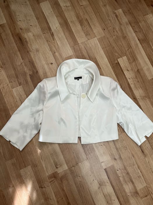 Krótka marynarka żakiet damski L/XL