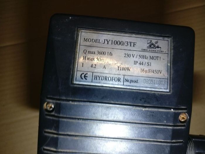 Корпус насосної станції  JY1000/3TF (6 болтів).