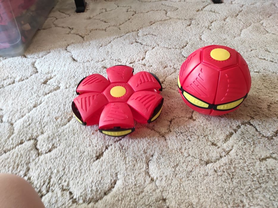 Прыгающий мяч с подсветкой Flat ball disc