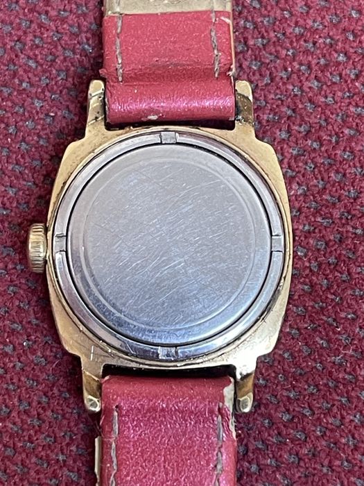 Slava Stary Damski Pozłacany Zegarek Mechaniczny