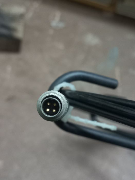 REMS Conjunto de cabeça de câmera / cabo mini branco / preto