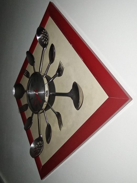 Relógio parede de cozinha