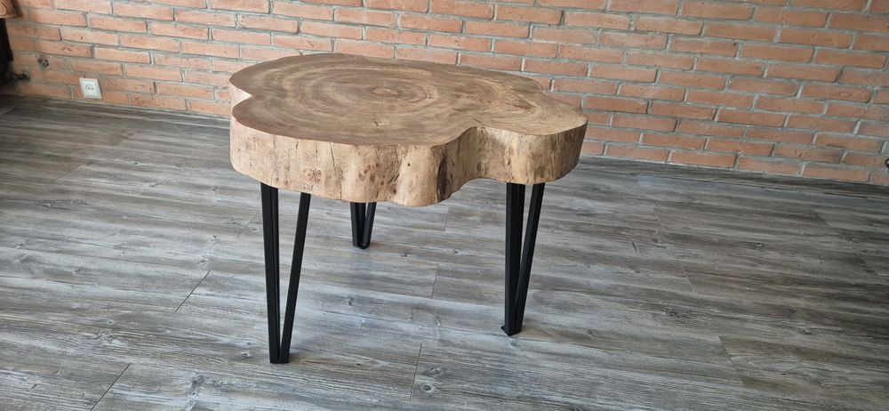 Stolik kawowy dębowy 80cm
