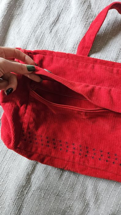 Torebka handmade sztruksowa Krishna