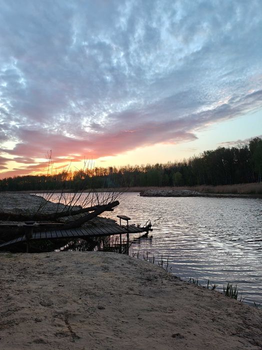 Domek Milena w Turawie z linią brzegową