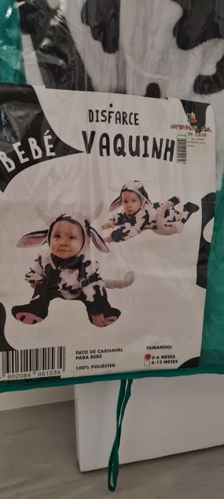 Fato vaca 6 meses