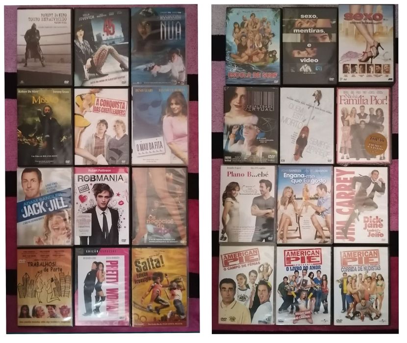 Lote 253 DVD's originais (LOTE 35) filmes / séries