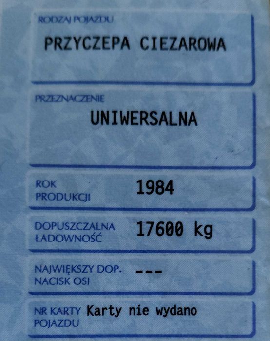 Przyczepa 3 osiowa kaessbohrer