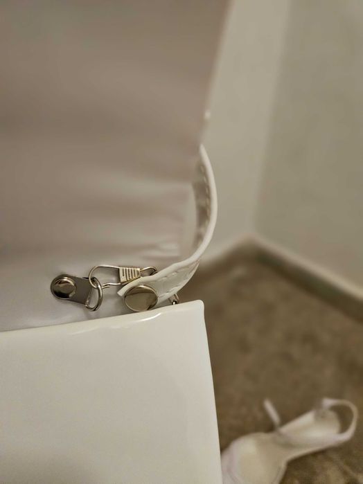 Torebka i buty biale