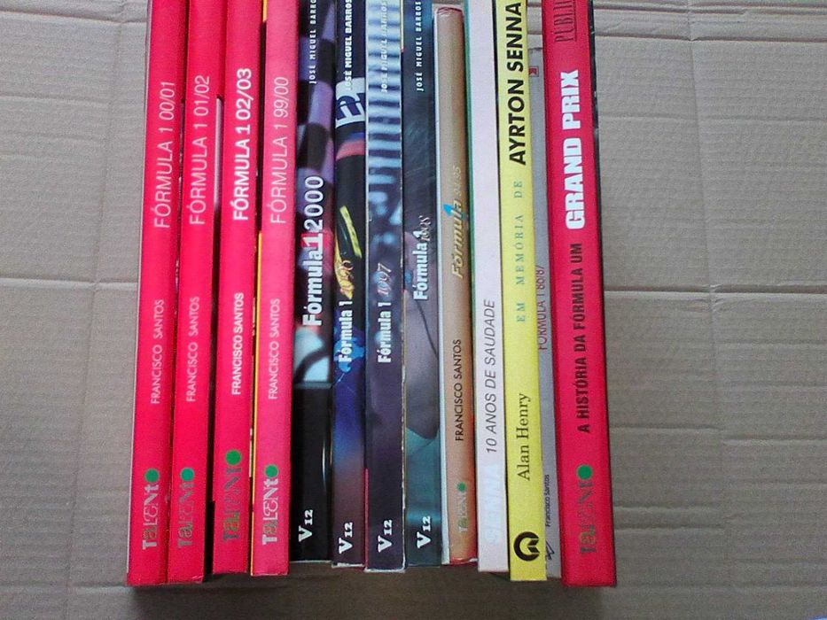 Lote livros Formula UM