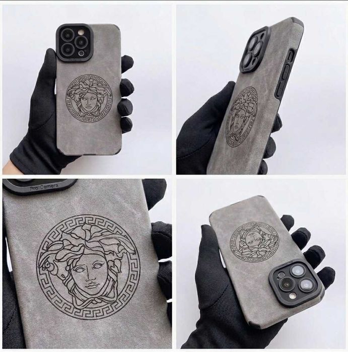 Силіконовий чохол ver*ace iphone чехол Бренд айфон luxury case