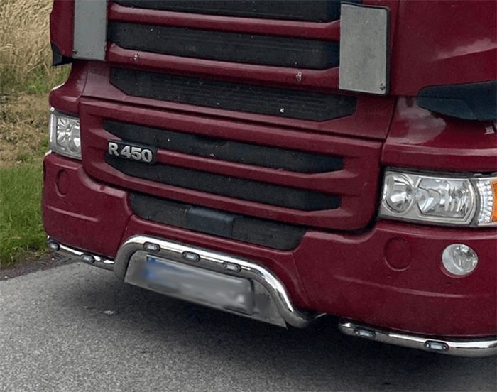 Orurowanie pod zderzak Scania R (3 elementowe)