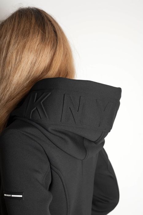 DKNY оригинал. Куртка тренч плащ осень женская чёрная размер XS