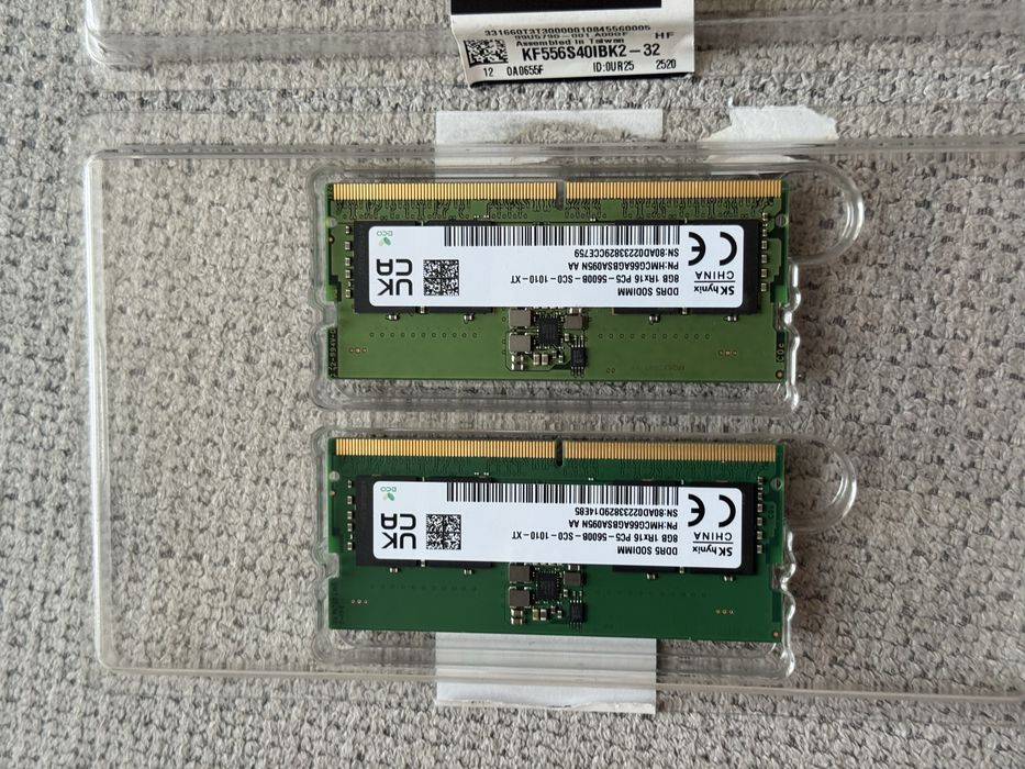 DDR5 8GB-5600B 2個 ddr5 5600 8gb - купити комплектуючі для ПК - Ціна на OLX.ua