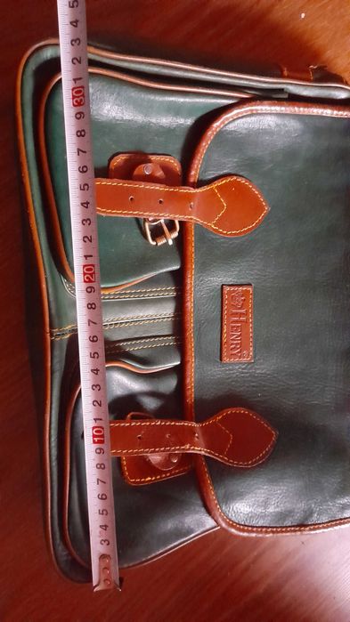 шкіряна сумка -портфель від Henry