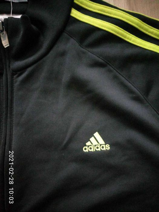 Adidas оригинал олимпийка XL 56-58 черного  цвета, новая