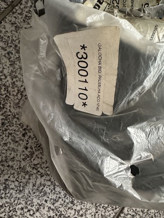 Galochas Dunlop N.o 45 biqueira de aço EPI