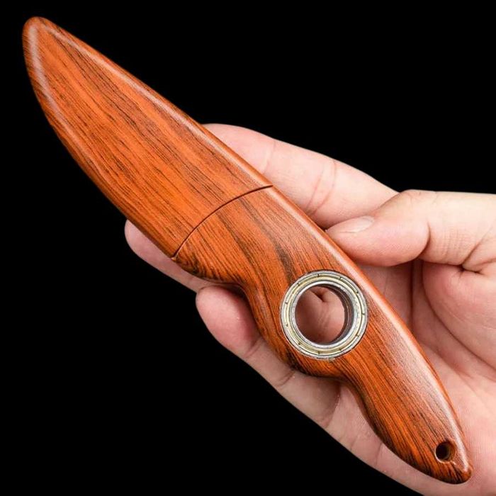 Nóż myśliwski turystyczny INNOWACYJNY Fidget spinner kabura ND266