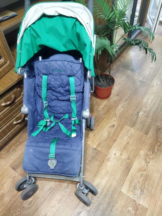 Коляска-трость Maclaren + дождевик