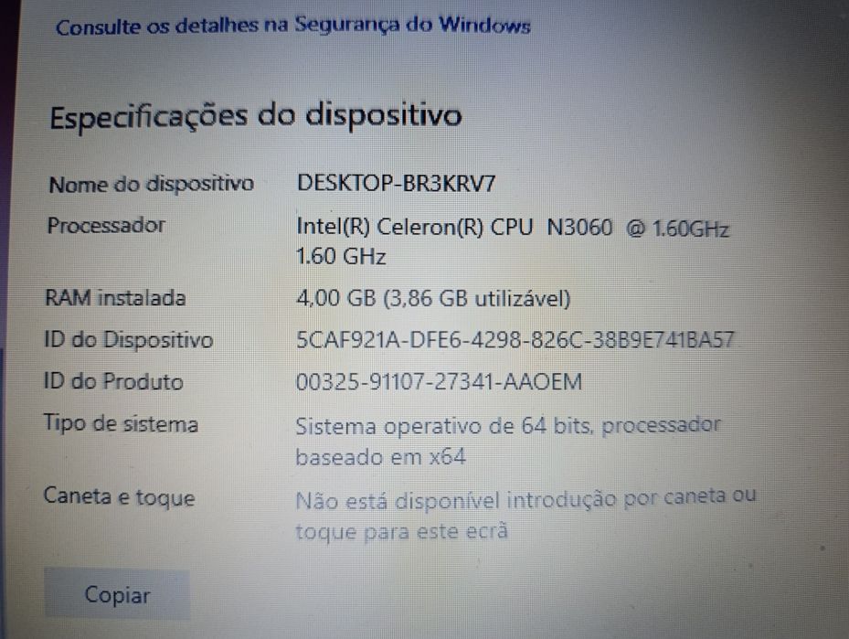 PC portátil Lenovo
