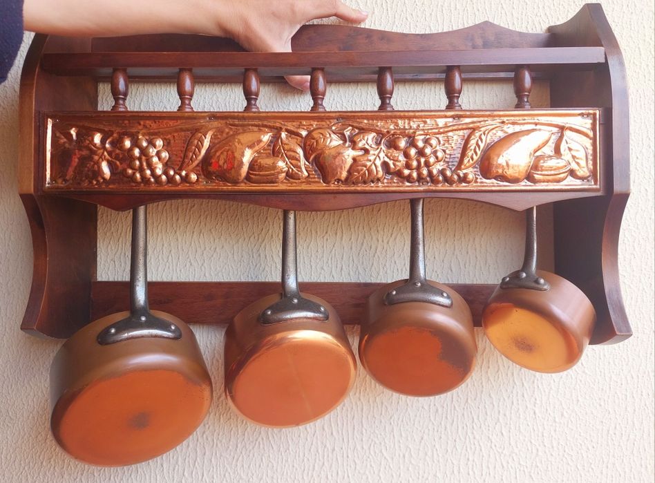 Expositore de Panelas + Suporte de rolos Pelicula + Alumínio  + Papel