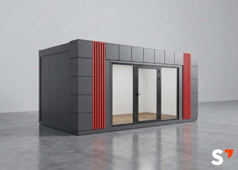 Kontener Handlowy biurowy Mieszkalny 6x3(600x300cm) -STAGO Olsztyn