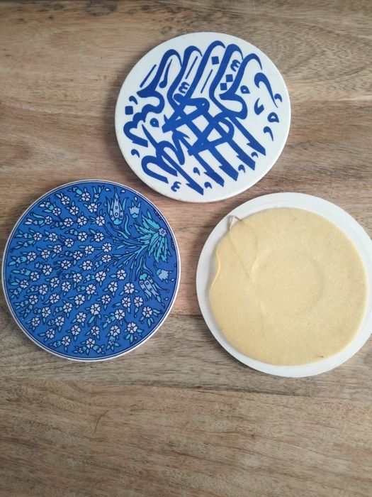 Cerâmica Turca - (base de mesa ou para pendurar na parede)