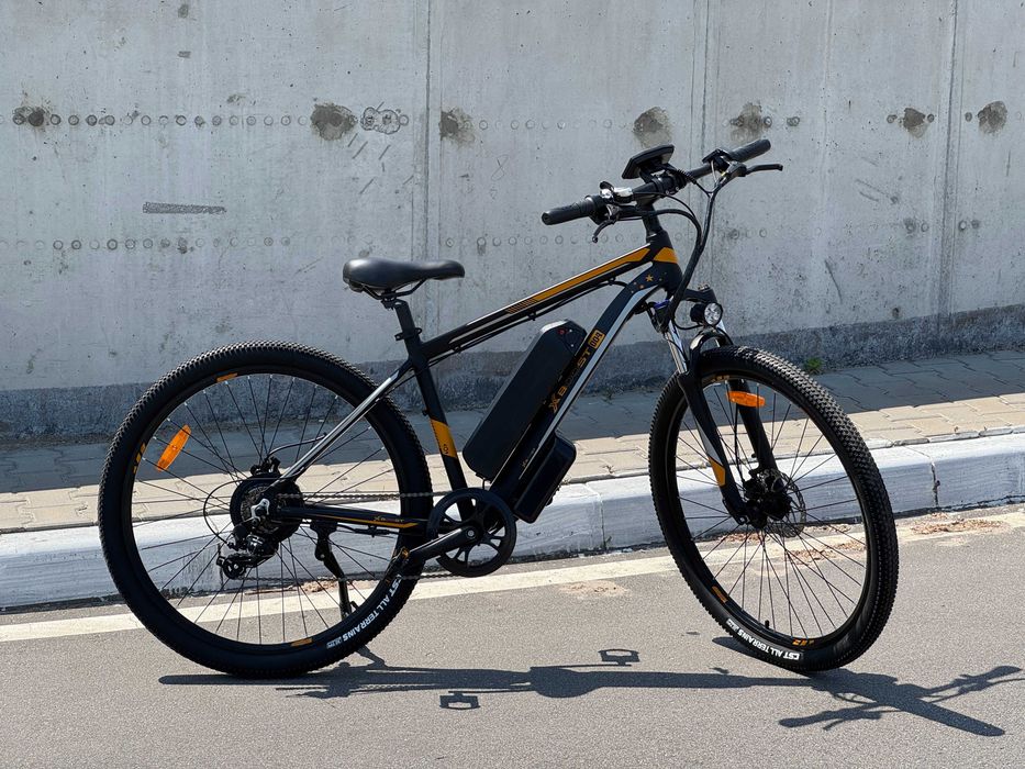 Гірський Електровелосипед X-BOOST SO4 (15 ампер | 600 Ват), Алюмінієва рама+PAS асистент+Гідравлічні гальма
