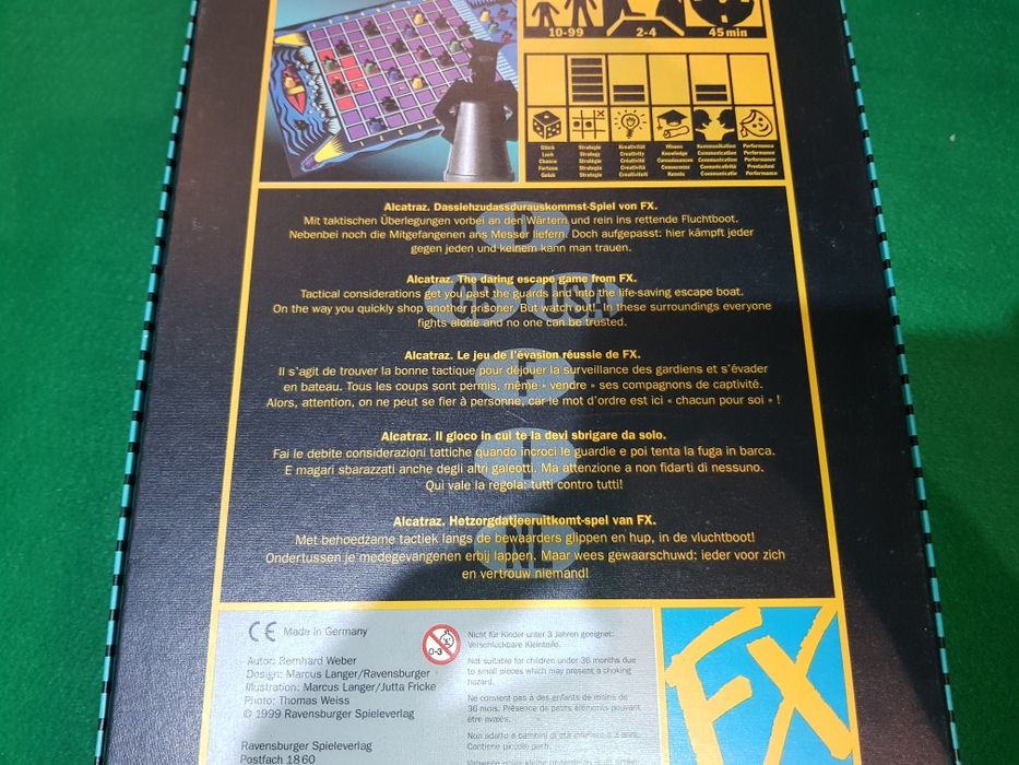 Jogo de tabuleiro Alcatraz