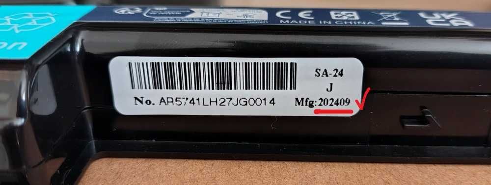 Батарея Acer Li-Ion 11.1V 4400mAh 49Wh AS10D3E, AS10D41, AS10D61 Black
