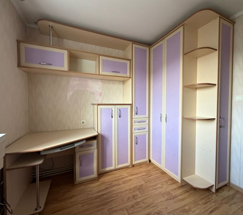 Дитячий комплект меблів ( шафа-купе + ліжко + стіл )