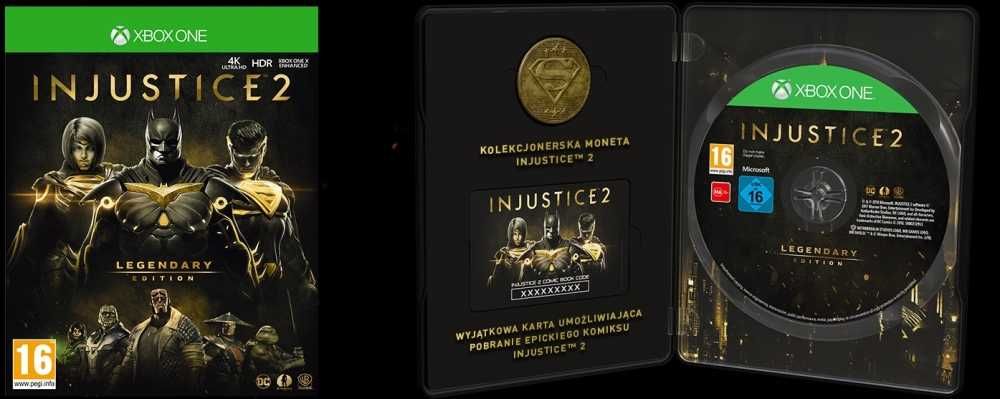 Injustice 2 Day One Edition Steelbook Xbox ONE