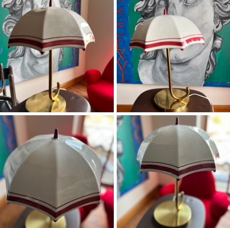 Wloska lampa stołowa z lat 80-tych