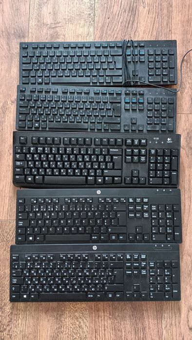 Клавіатура дротова Dell HP Logitech