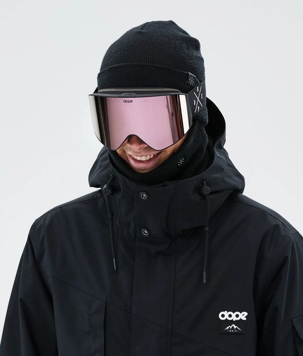 Лижні окуляри Dope Sight Black , сноуборд маска, антифог