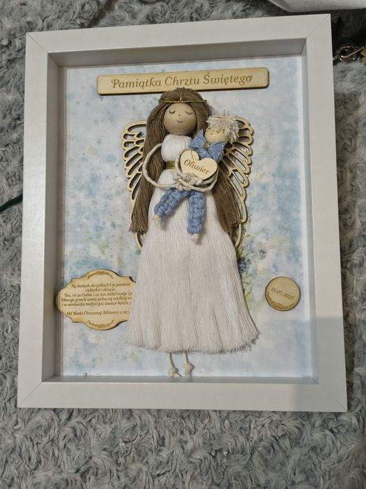 Pamiątka Chrztu Świętego dla chłopca