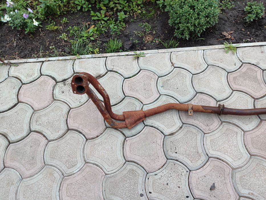 Глушитель выхлопная резонатор штаны ваз 2101-2104-2102