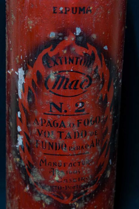 Extintor muito antigo
