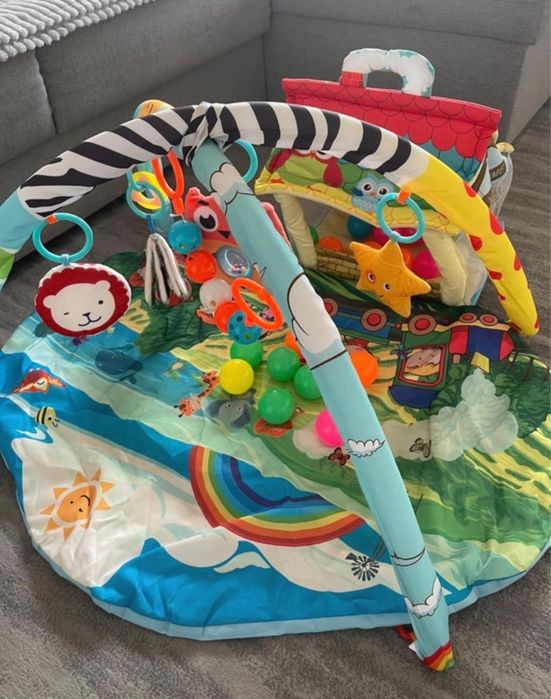 Parque bebe com acessorios