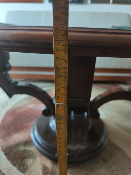 Stolik drewniany okrągły, kawowy