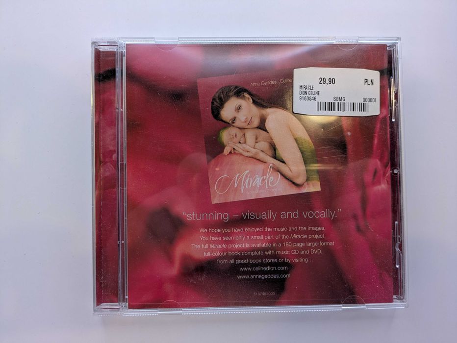 Celine Dion & Anne Geddes – Miracle - CD