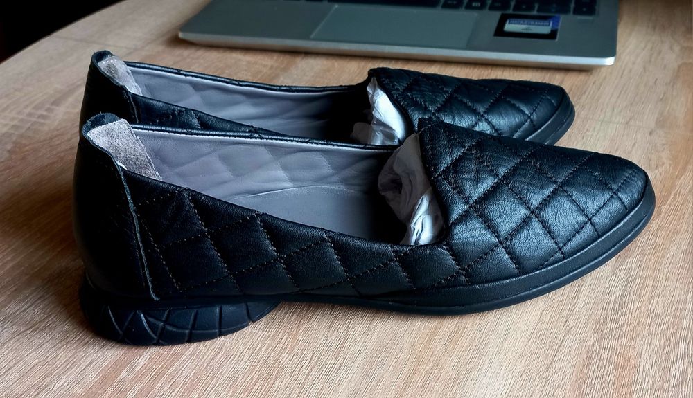 Шкіряні балетки  Aquamarin  р.40