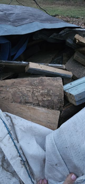 Drewno z rozbiórki itp