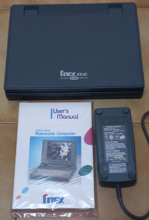 Portátil 486 INEX 4160 completo - não liga