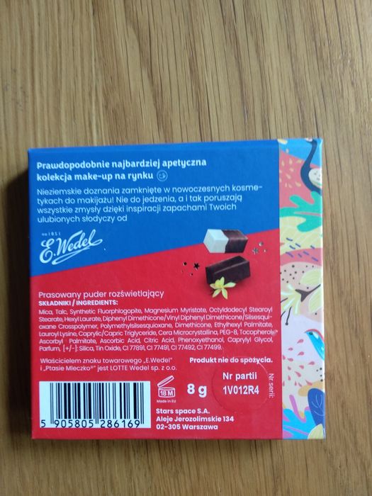 Puder Wedel ptasie mleczko 01
