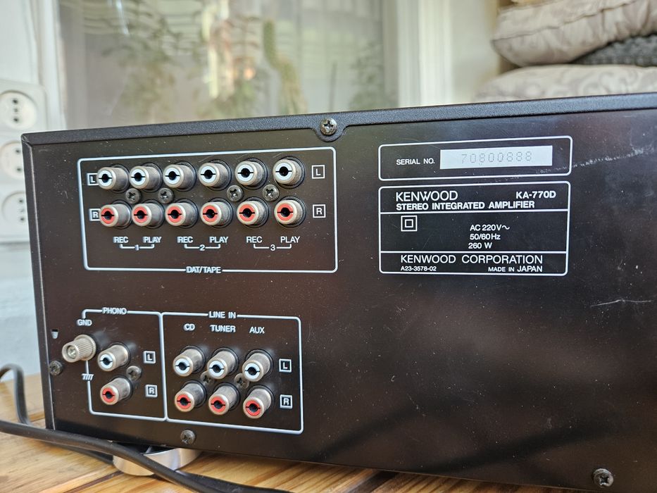 Японский усилитель Kenwood KA 770D