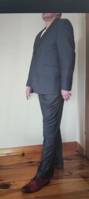 Garnitur szary XL na 178