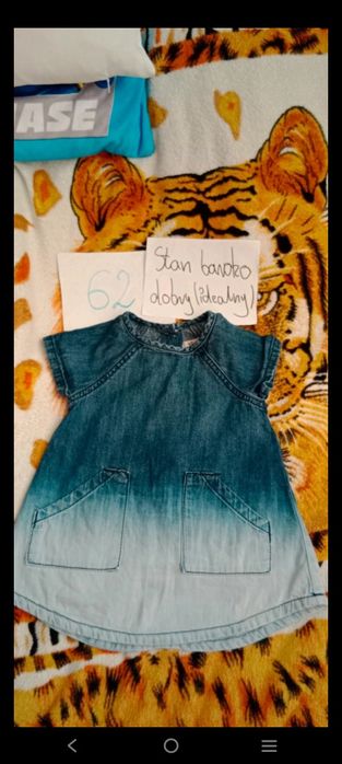 Sukienki dla dziewczynki 56-62;6-pak